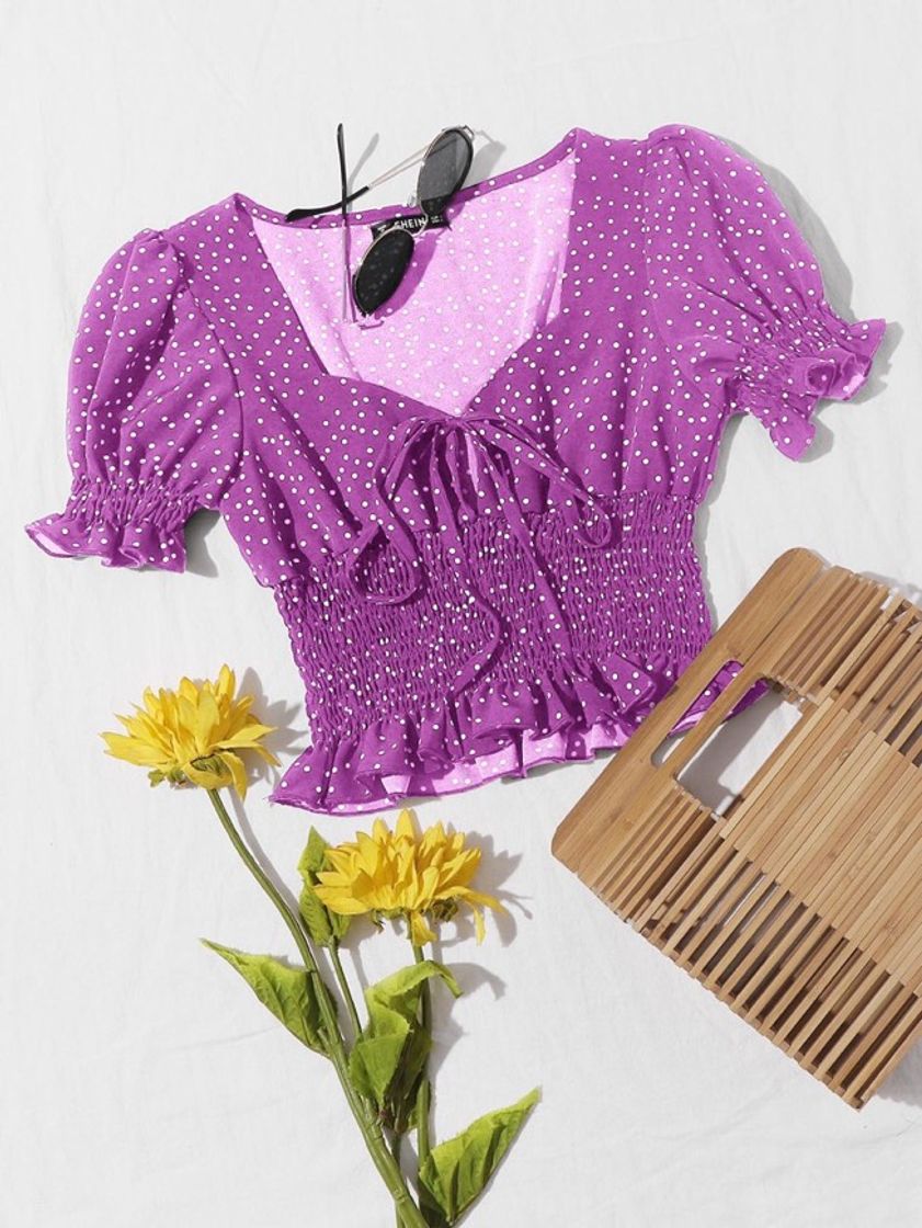 Moda Cropped Roxo | SHEIN