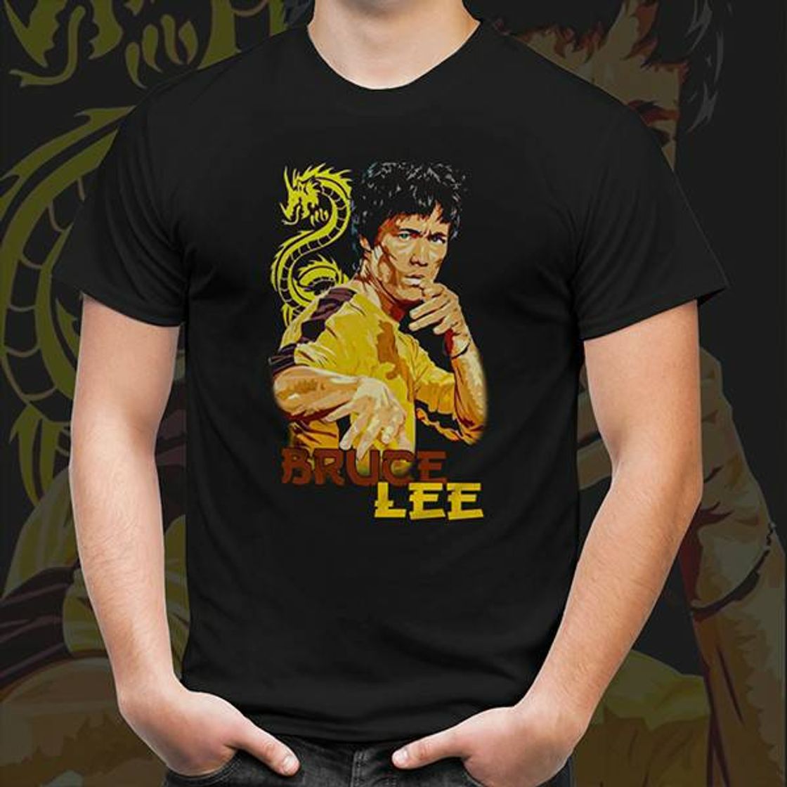 Fashion Camiseta Unissex A Lenda de Bruce Lee: "A Origem do Dragão" 