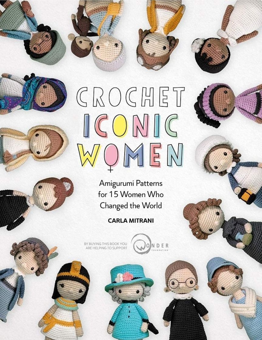 Moda Livro Amigurumi "Iconic Women", por Carla Mitrani