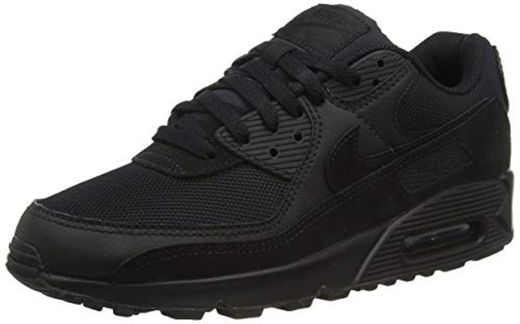 Nike Air MAX 90, Zapatillas para Correr Hombre, Negro