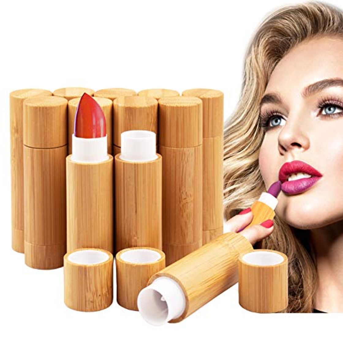 Moda 12 Piezas Tubo balsamo Labio