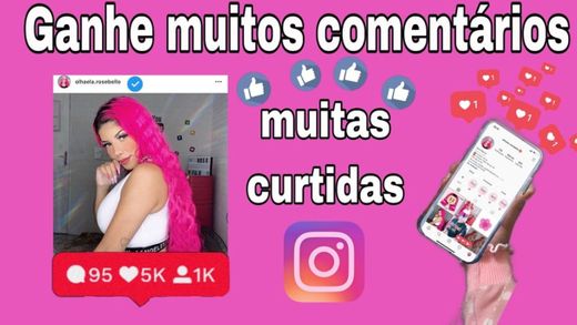 Aplicativo para ganhar likes e comentários no insta!