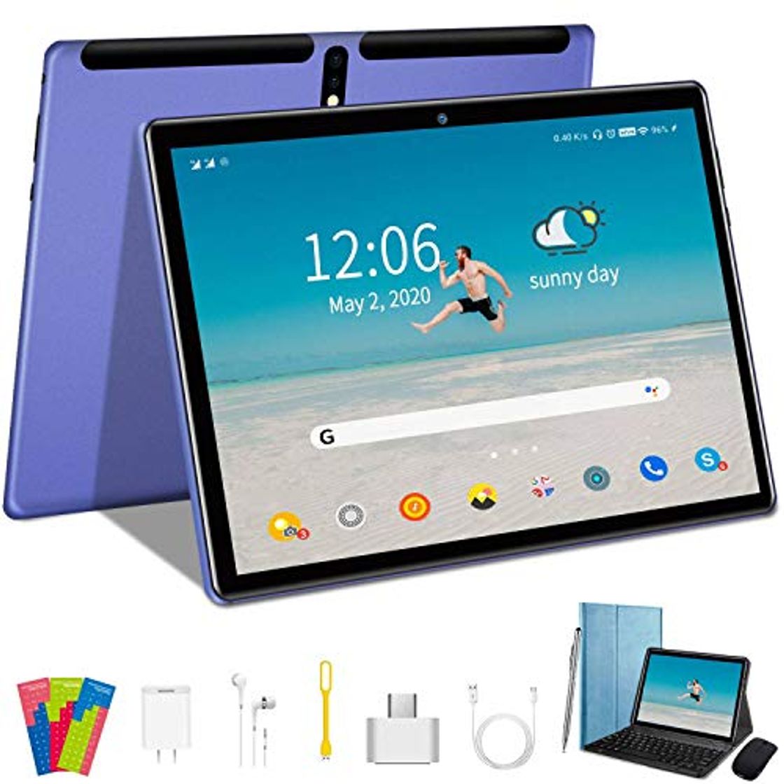 Product Tablet 10 Pulgadas 4 GB RAM 64GB/128GB ROM Android 9.0 Ultrar-Rápido Tablets