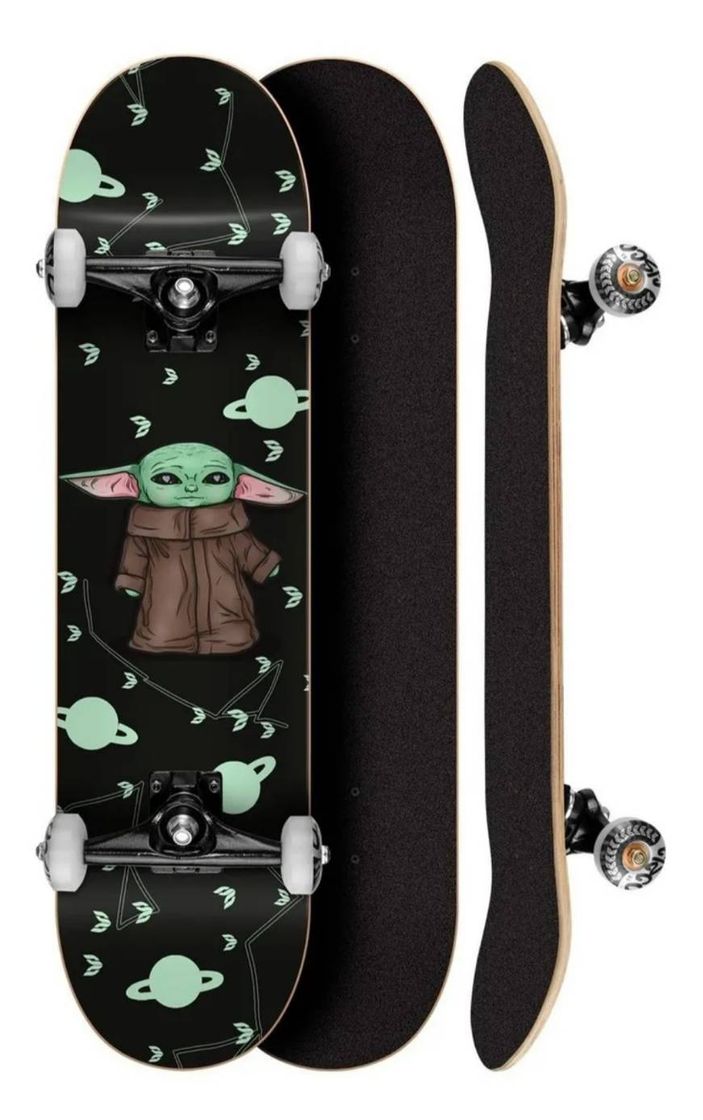 Social Skate montado profissional cisco feminino yoda abec