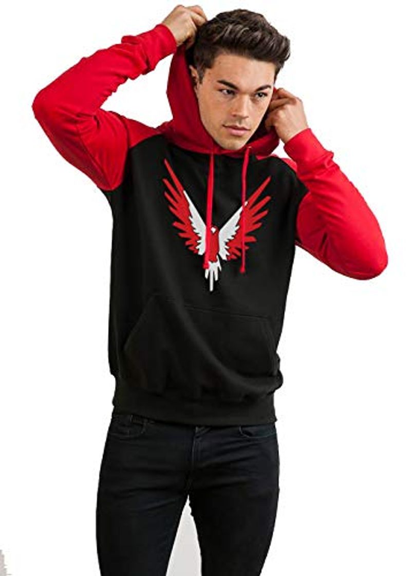 Moda Nick Cooper Red Maverick Logan Paul - Sudadera con Capucha para Adultos