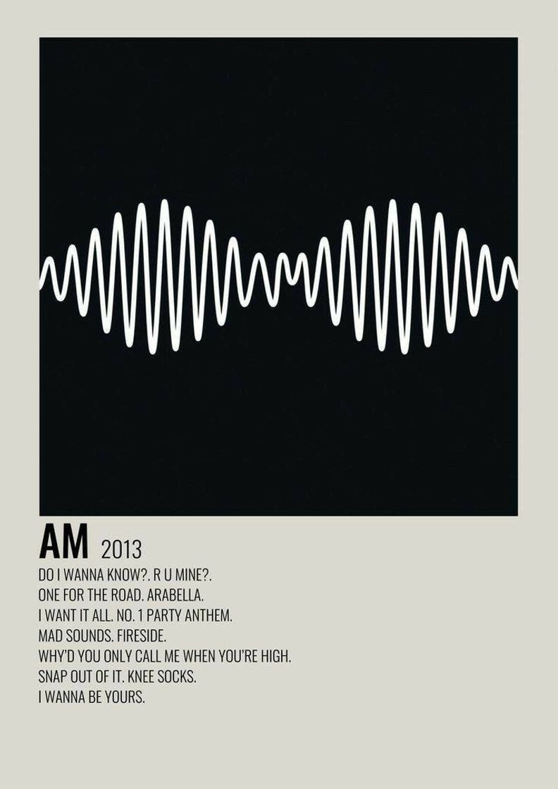 Moda Poster Artic Monkeys