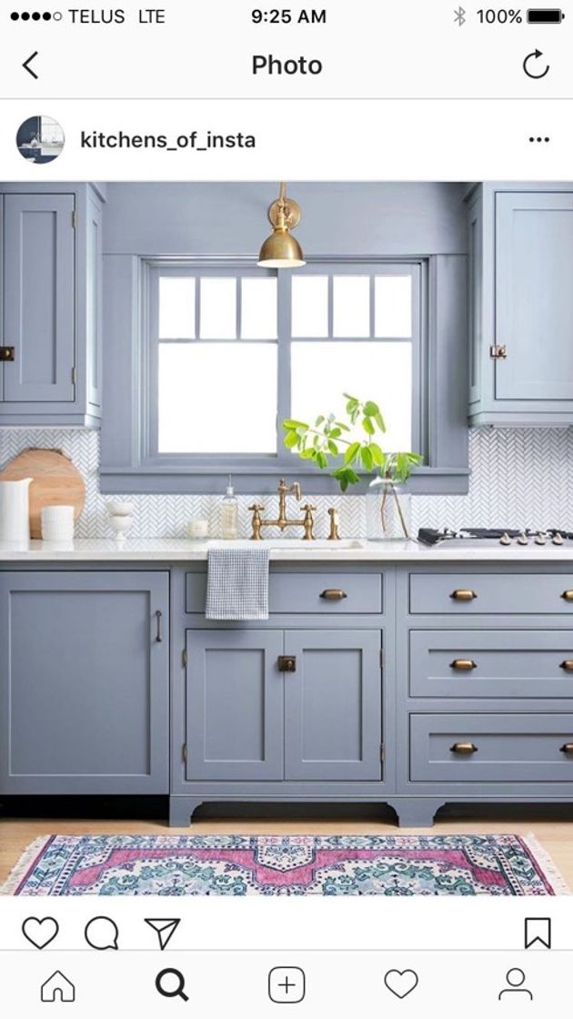 Fashion Blue kitchen 