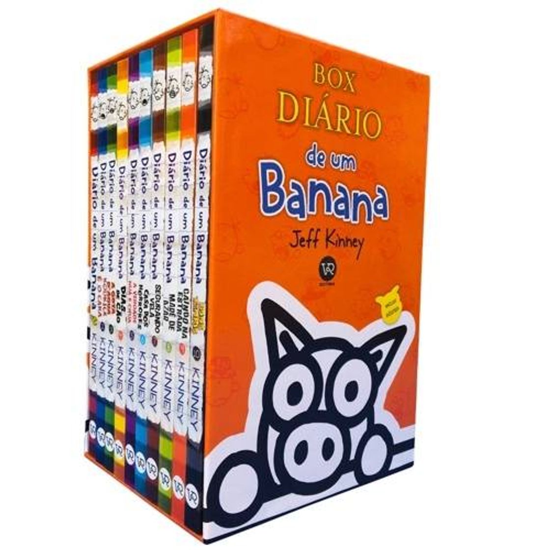 Book Livro-Box diário de um banana 10 volumes