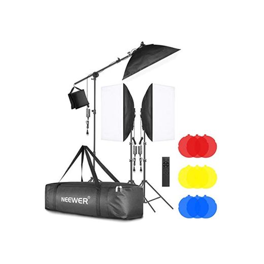 Neewer 3-Pack Iluminación LED Softbox 2
