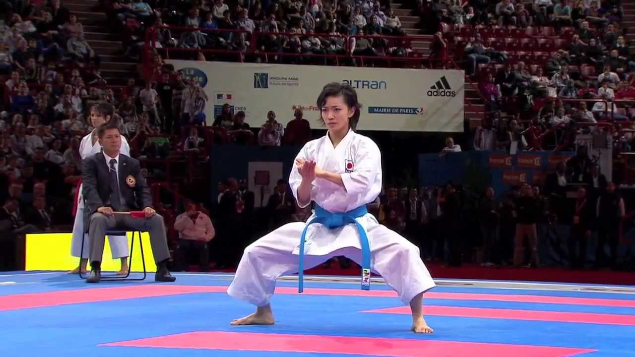 Moda Final Female Kata. Rika Usami of Japan. 宇佐美 里香。空手 - YouTube