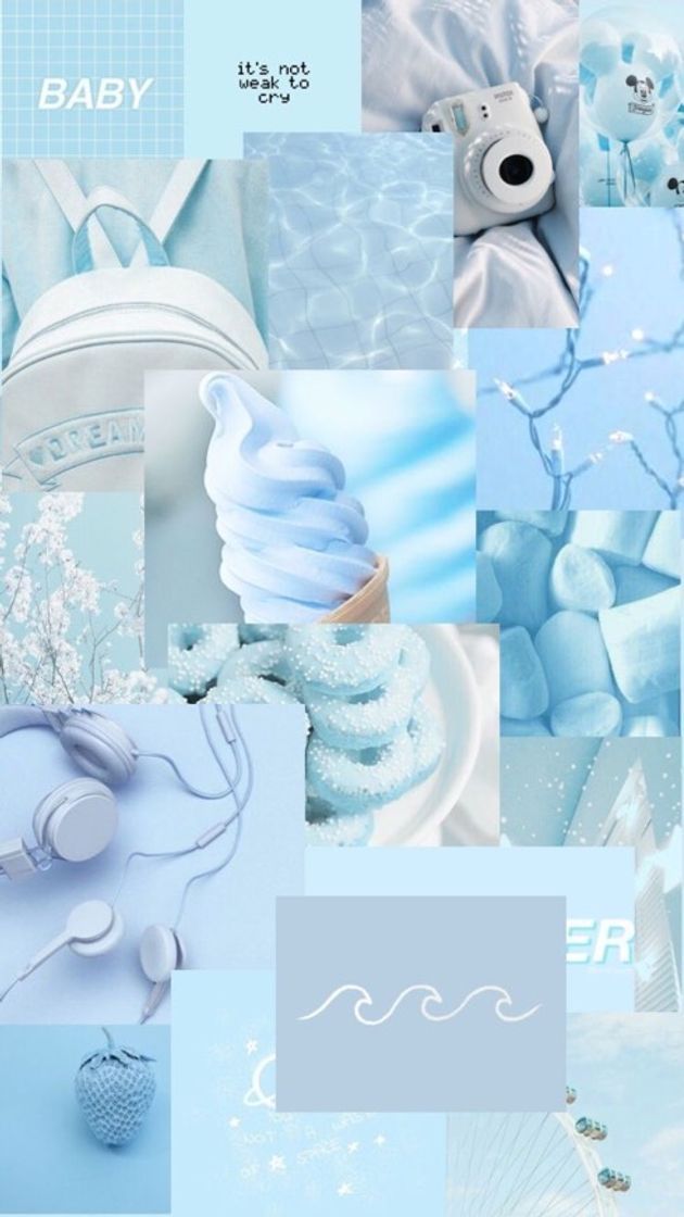 Social Colagem Azul 💙