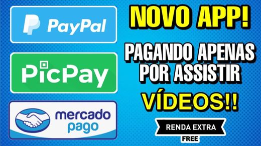 Novo app pagando pra assistir vídeos 