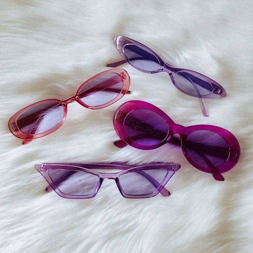 Oculos de sol roxo