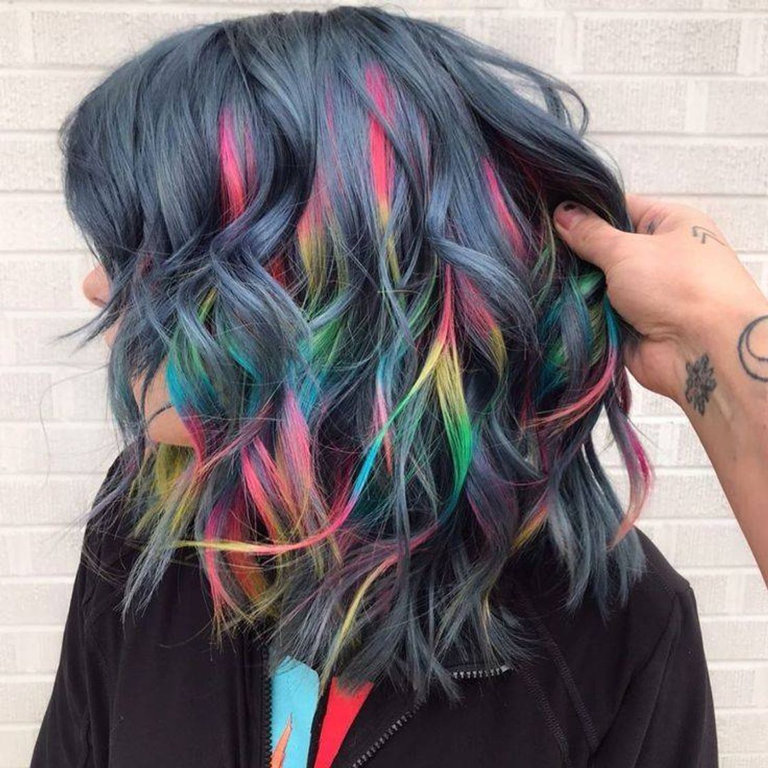 Fashion Cabelo colorido inspiração