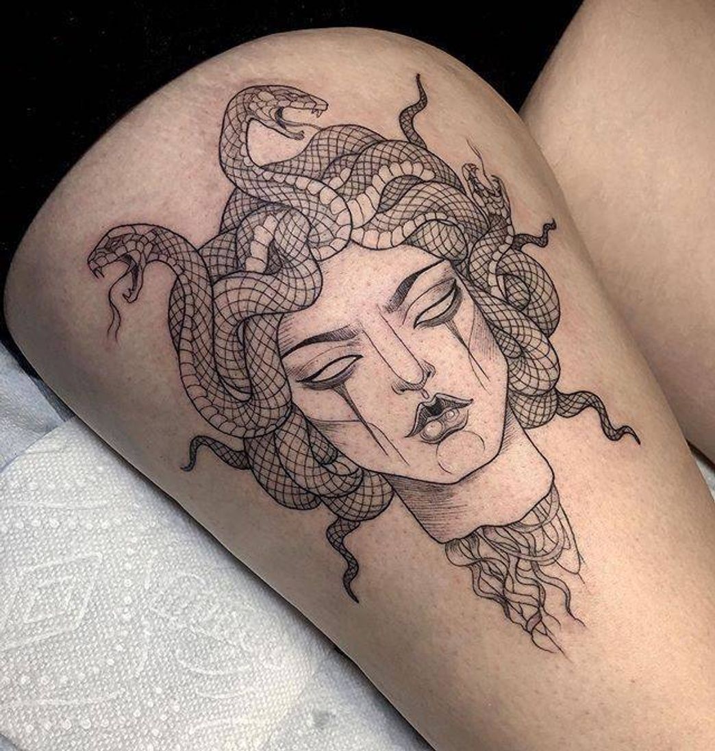 Fashion Tatuagem Medusa