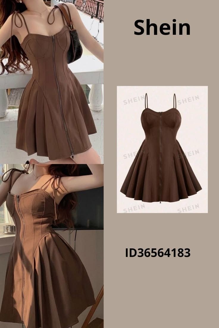 Social Vestido marrom lindooo