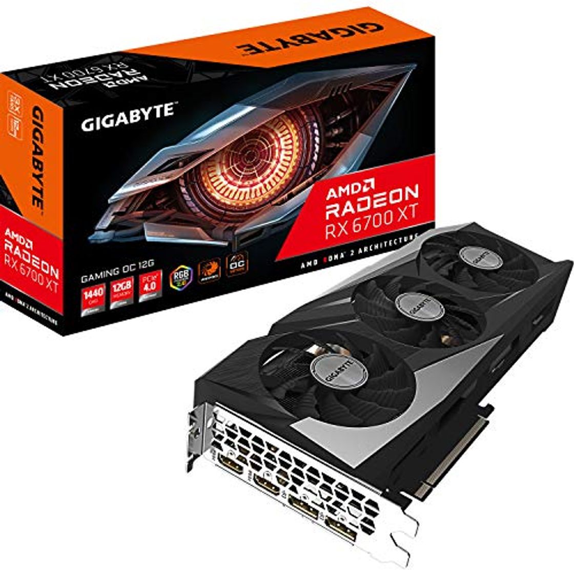 Electronic Gigabyte Radeon RX 6700 XT Gaming OC 12G AMD 12 GB GDDR6