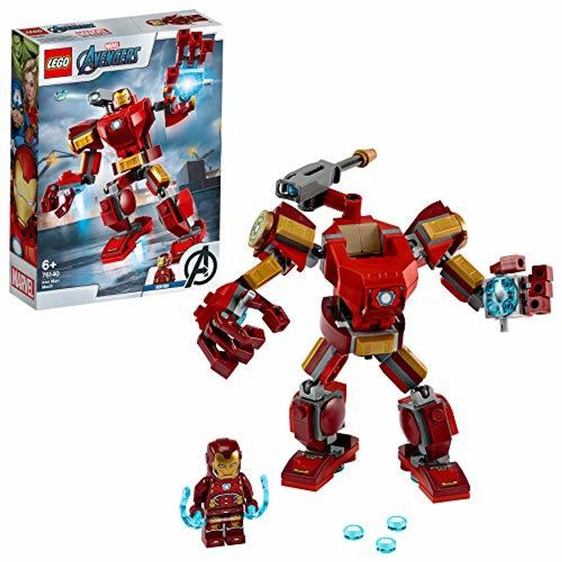 Social LEGO Super Heroes - Armadura Robótica de Iron Man, Juego de Construcción
