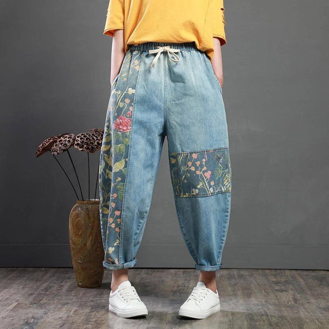 Moda Calça florida 🌼🌹