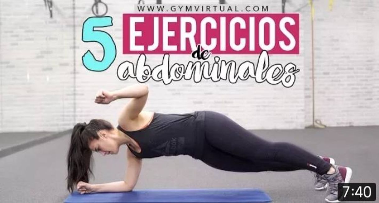 Tonificar abdomen | 5 ejercicios - YouTube