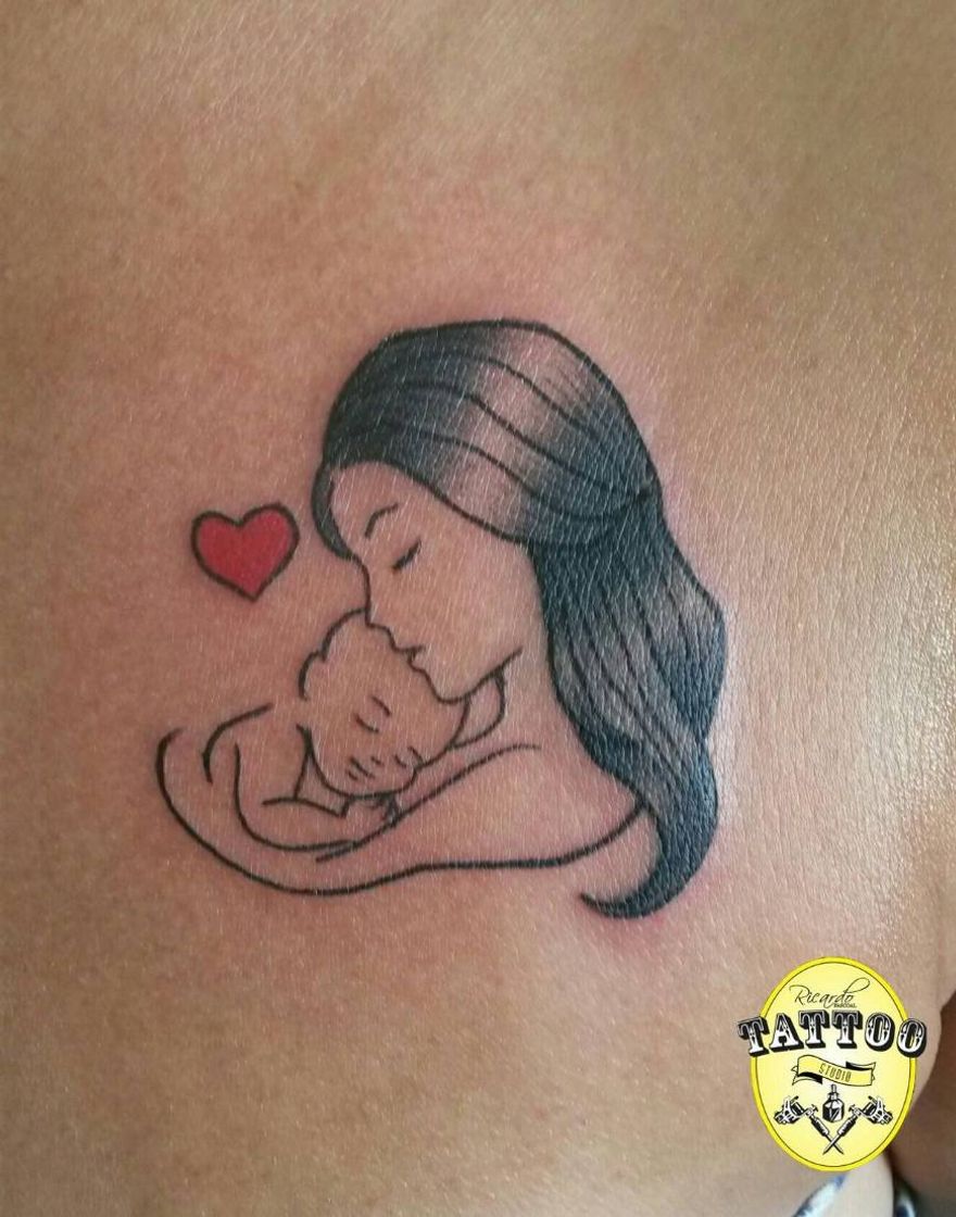 Moda Tatuagem mãe e filho