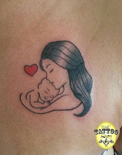 Tatuagem mãe e filho