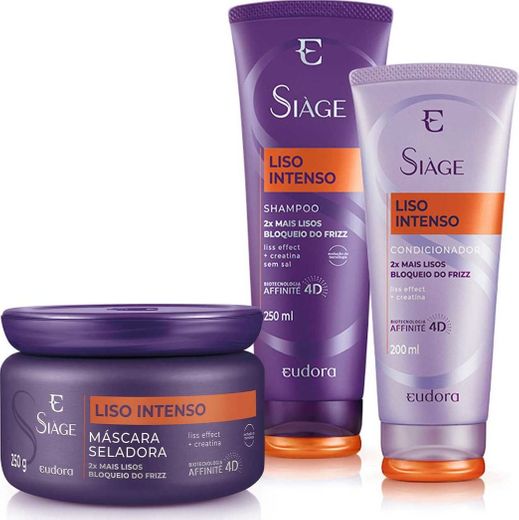 Kit Siàge Liso Intenso Shampoo + Condicionador | Eudora