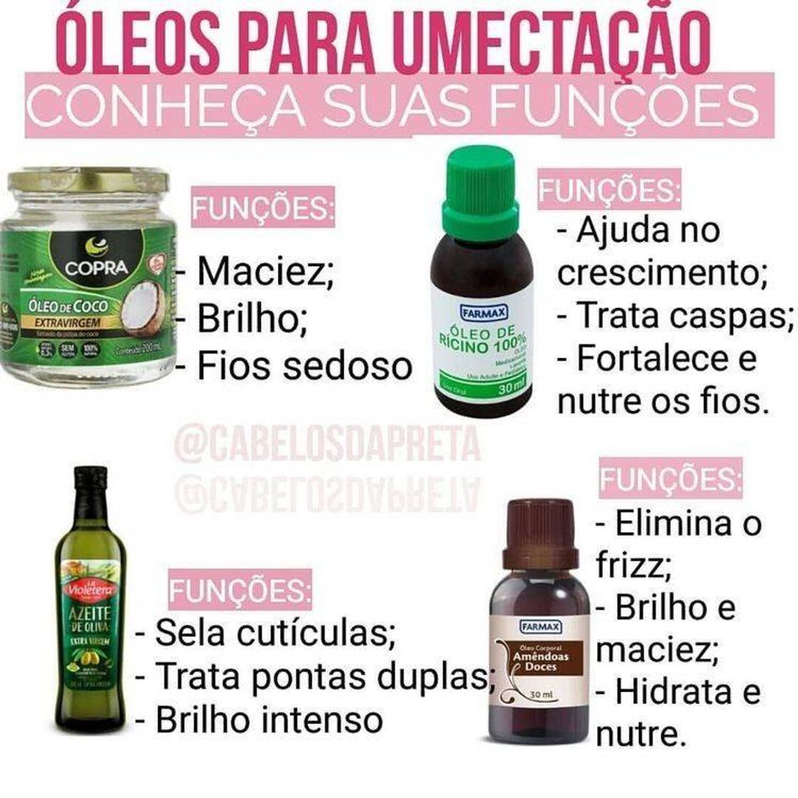 Social Óleos para umectação 🥥