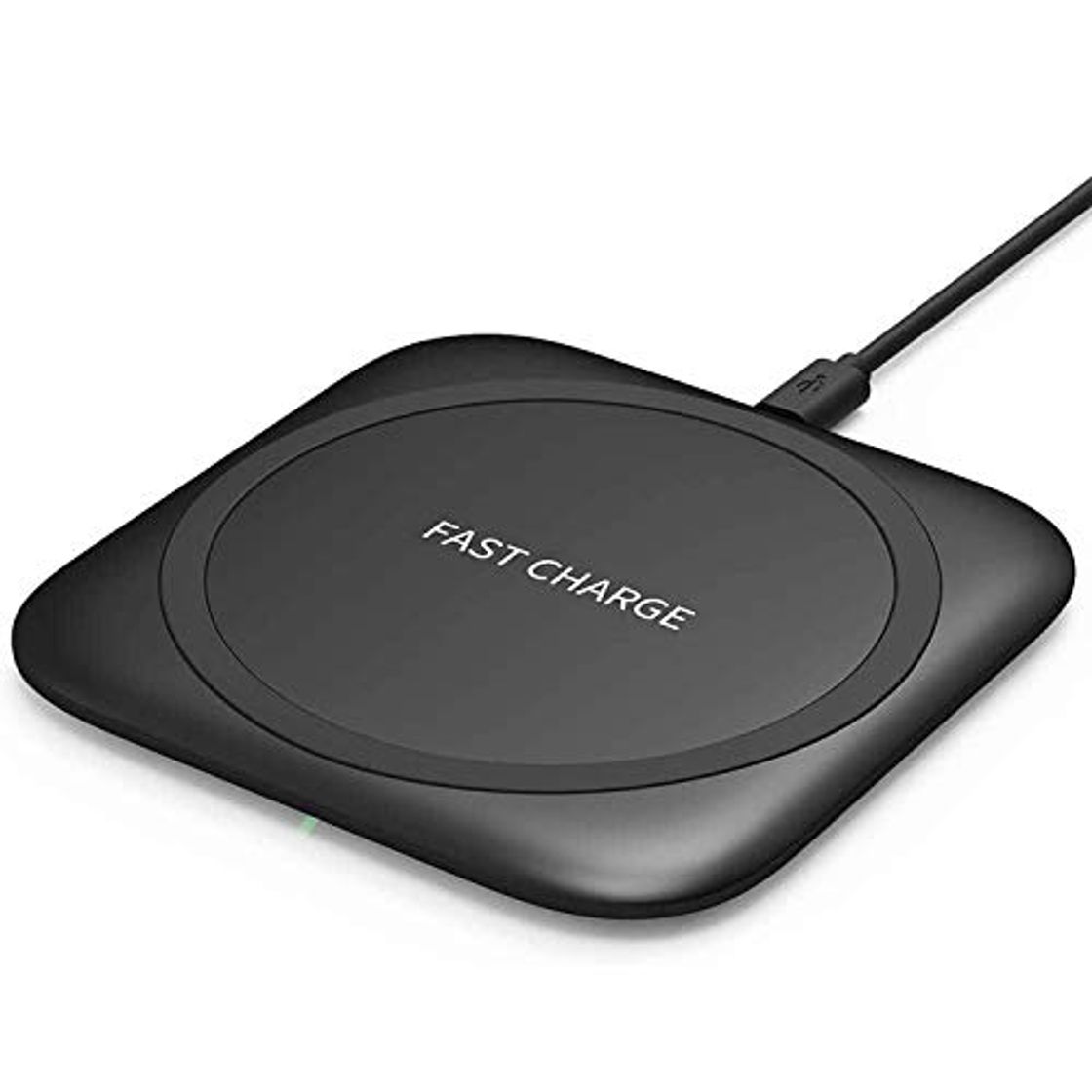 Electrónica Hoidokly Cargador Inalámbrico Rápido Qi Wireless Charger Compatible con iPhone X/XS/XS MAX/XR/8/8