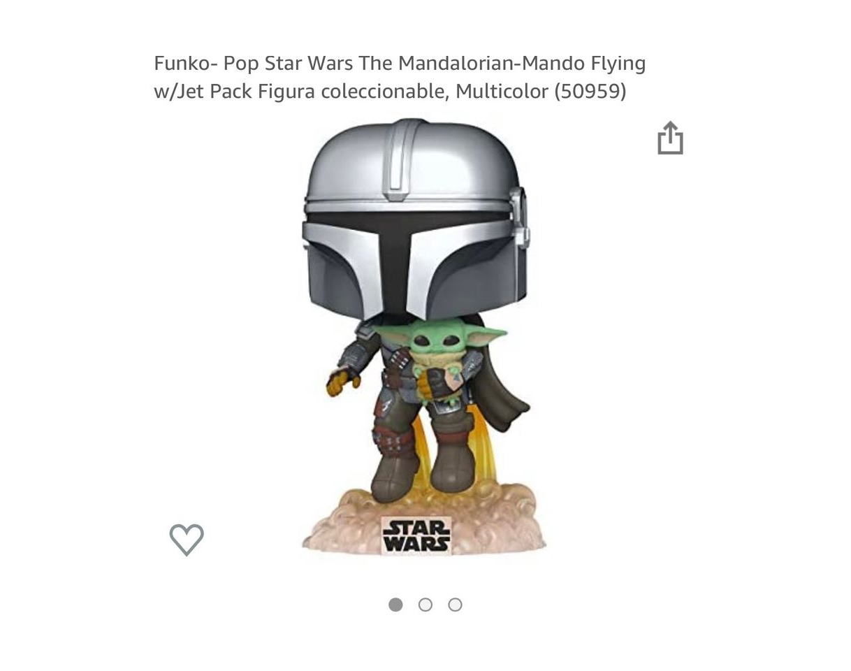 Product Funko- Pop Star Wars The Mandalorian-Mando Flying w