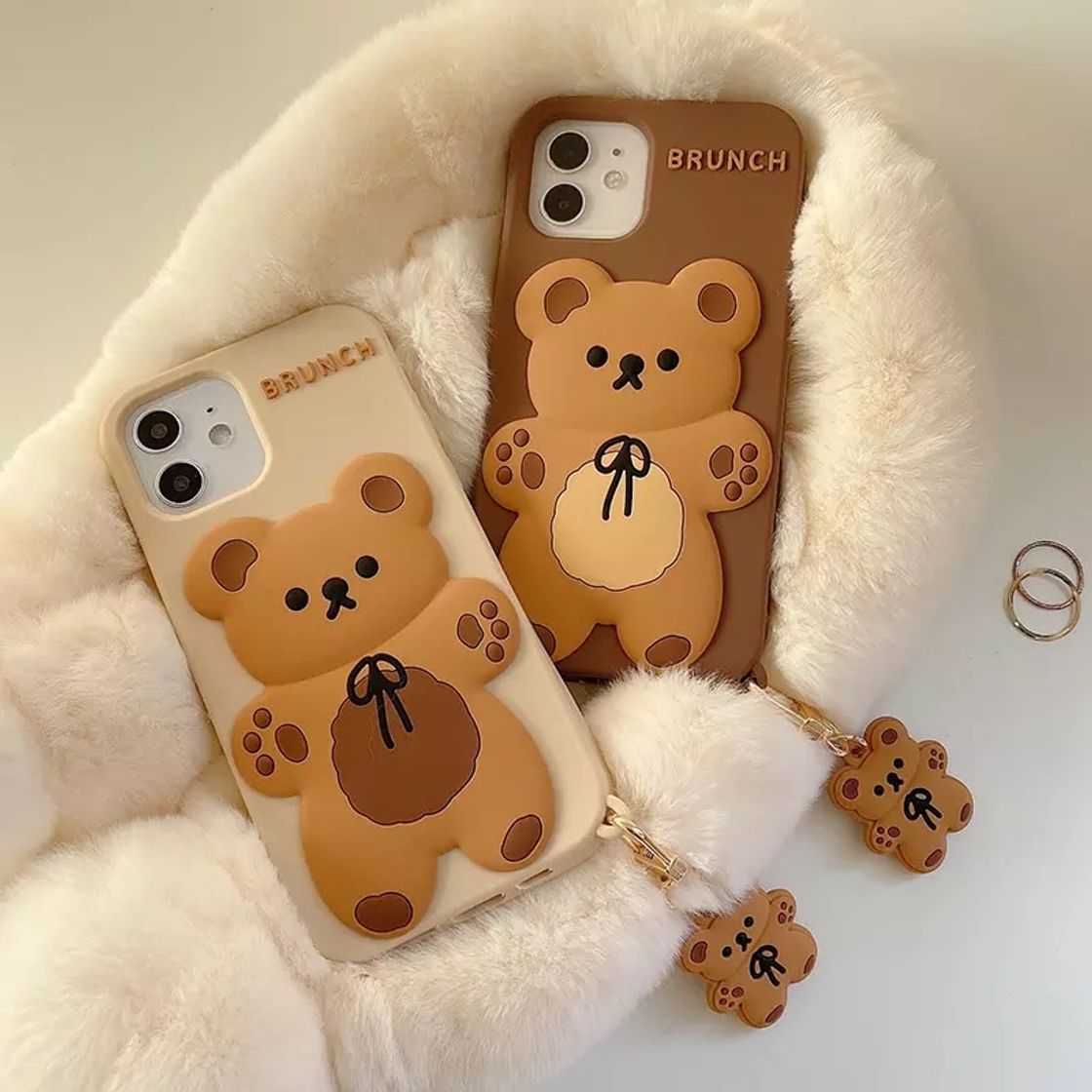 Product Funda de silicona con diseño de oso en 3D