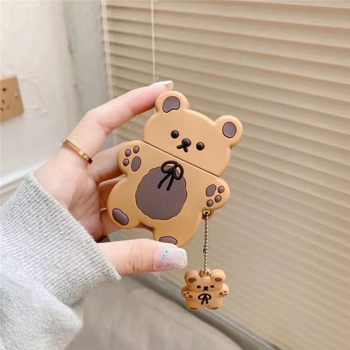 Product Funda con dibujo de oso galleta para Apple Airpods