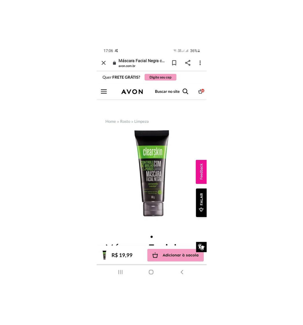 Producto Mascara preta Avon 