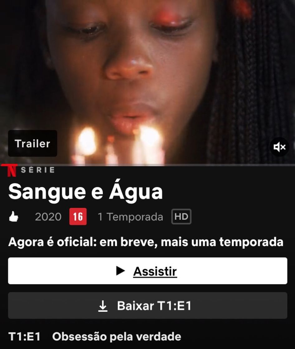 Series sangue e água 