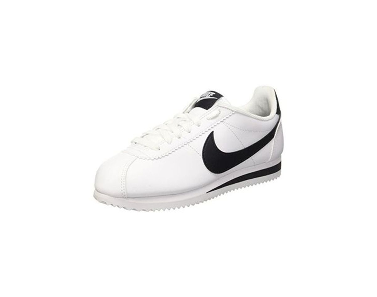 Fashion Nike Wmns Classic Cortez Leather, Zapatillas Para Mujer, Blanco