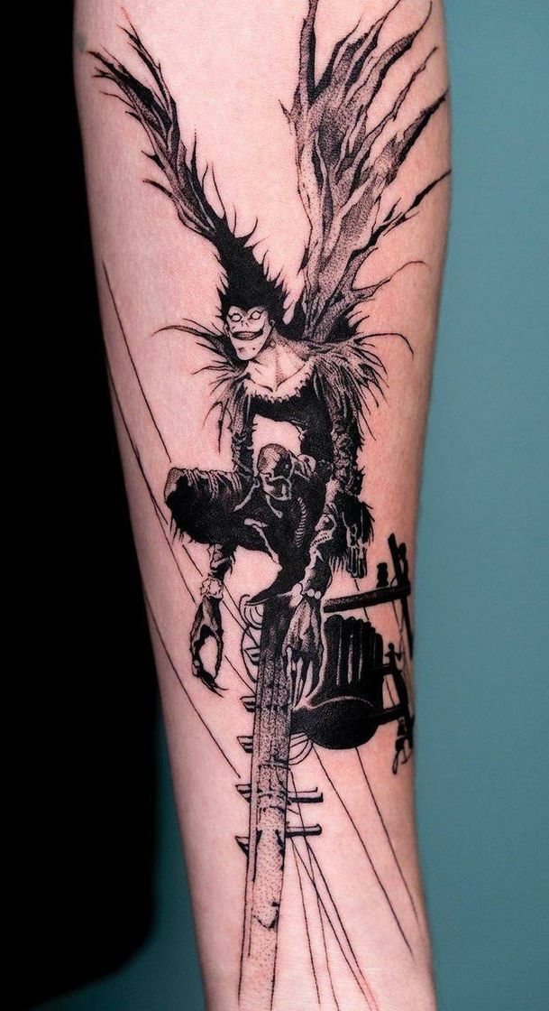 Fashion Tatuagem de anime Death Note 