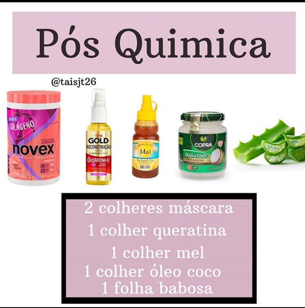 Moda Receitinha pós química 