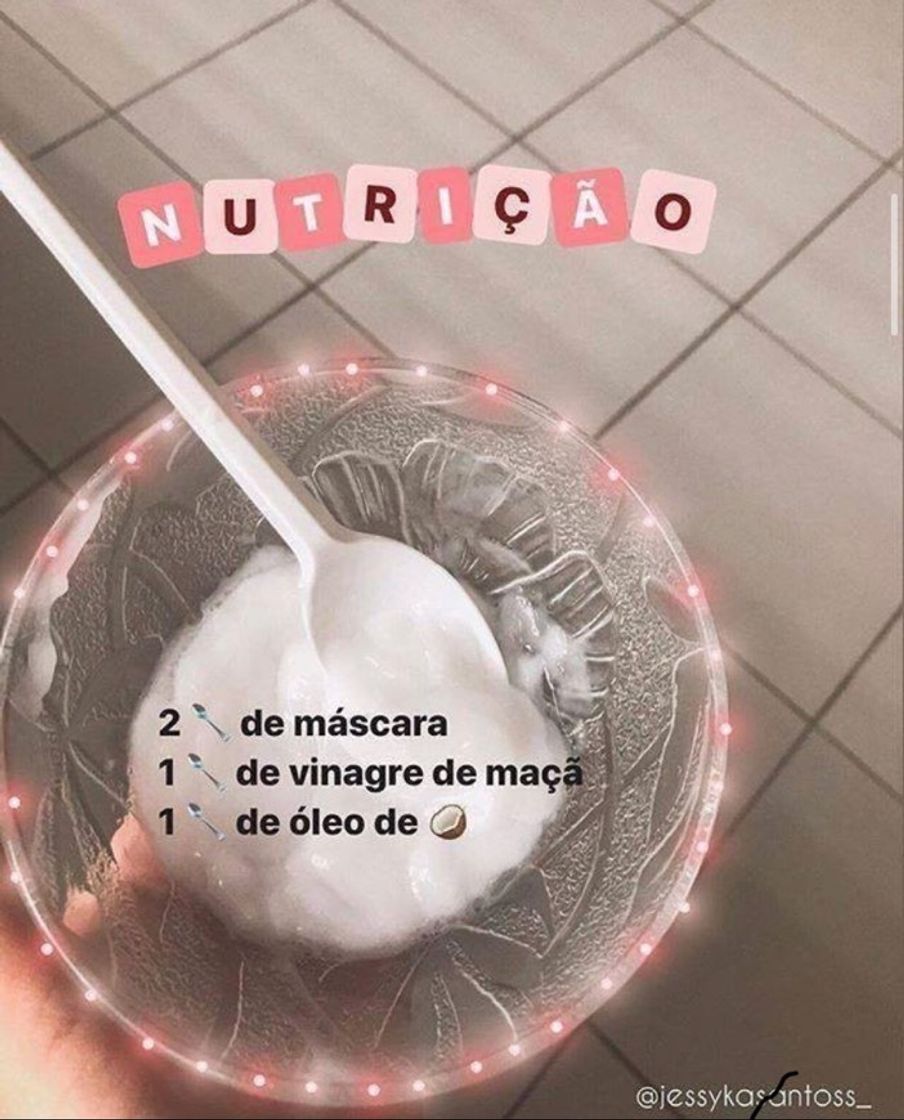 Moda Receitinha de nutrição capilar 