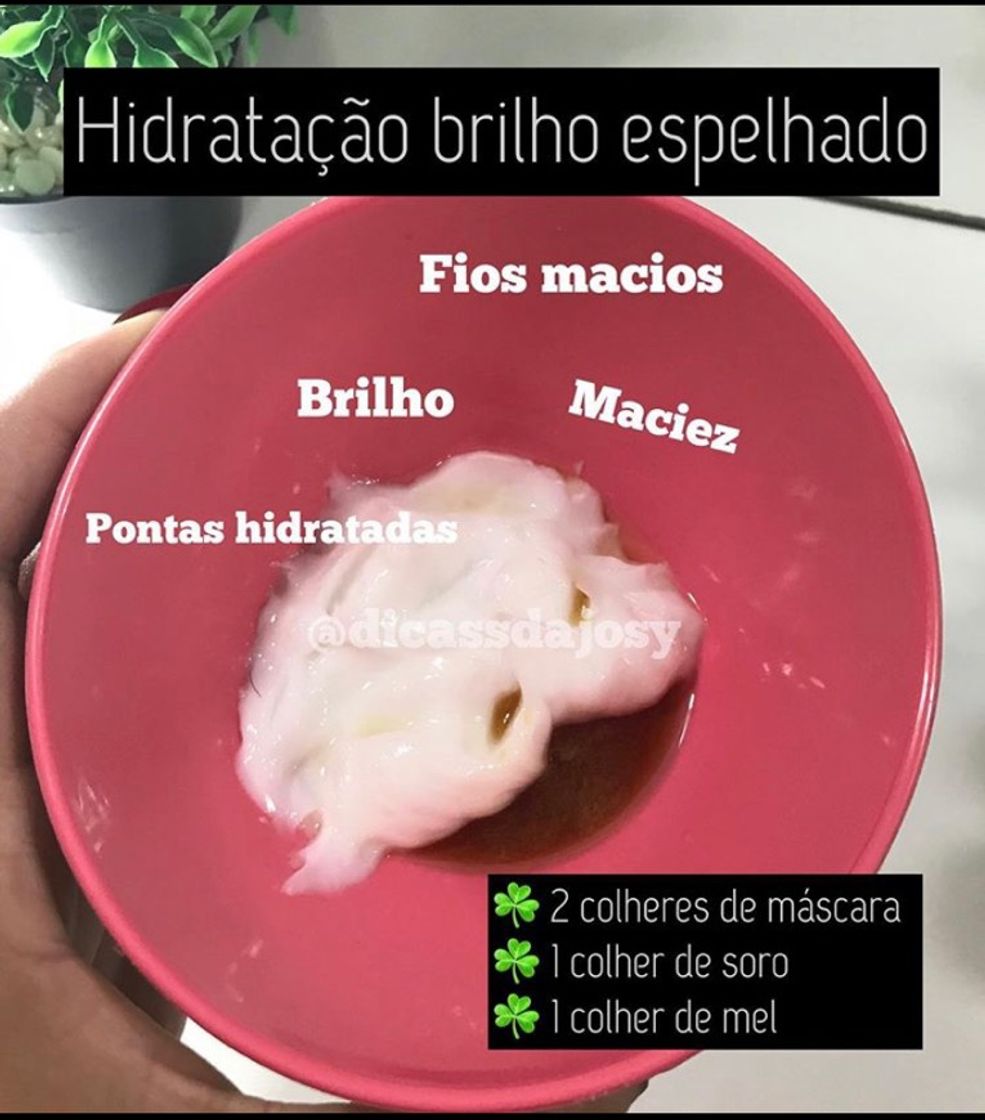 Moda Receitinha de hidratação 