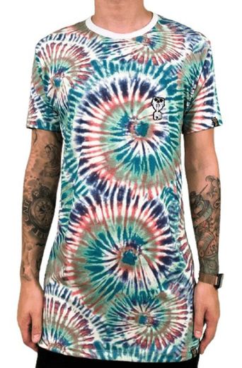 camiseta longline tiedye edition limited - USED3