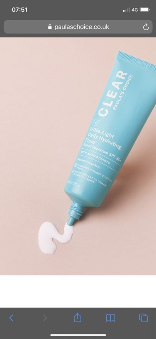 Producto Clear Moisturiser SPF 30