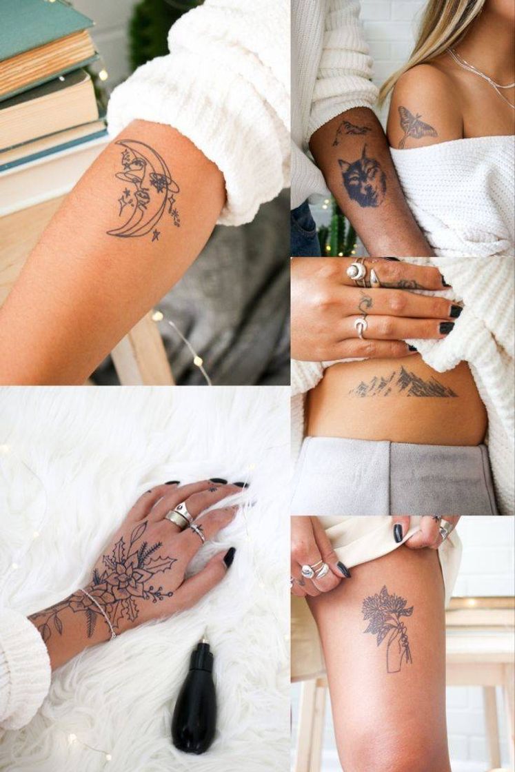 Moda tattos delicadas e discretas✨