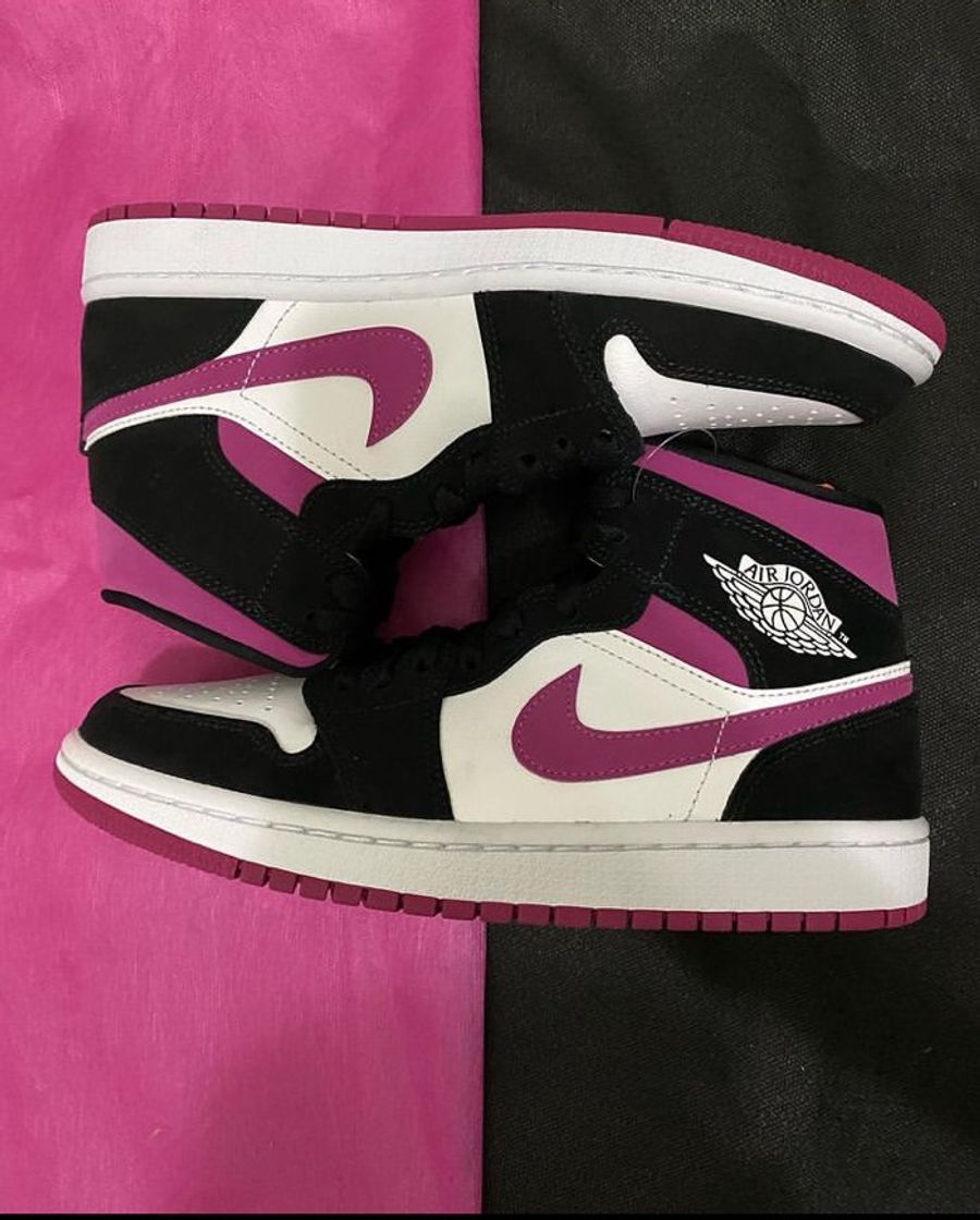 Fashion •Air Jordan 1 mid cactus flower• 