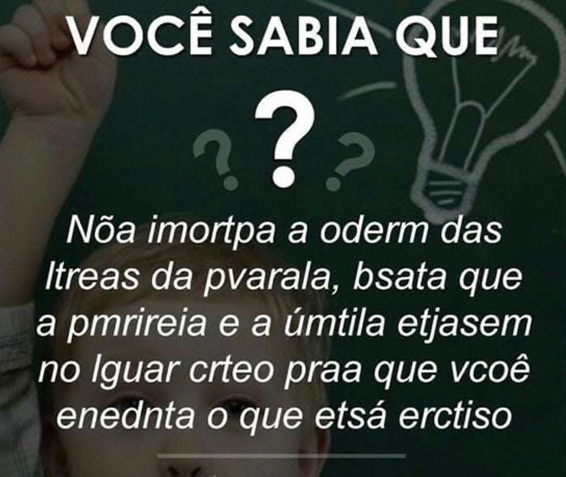 Moda Você sabia ? 