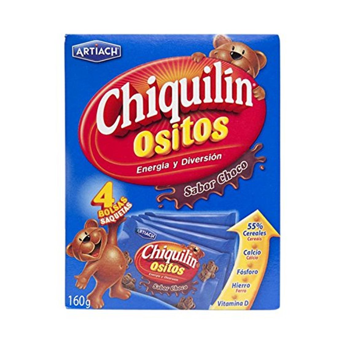 Product Chiquilín Ositos Sabor Chocolate Artiach 160G