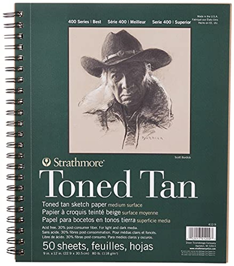 Producto Strathmore 400 Series Toned Tan. Bloc de dibujo