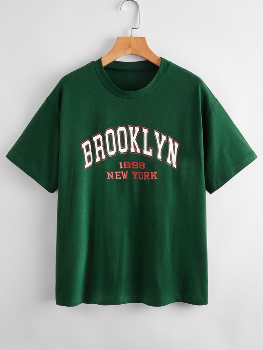 Moda Brooklyn T-shirt new york SHEIN indie aesthetic