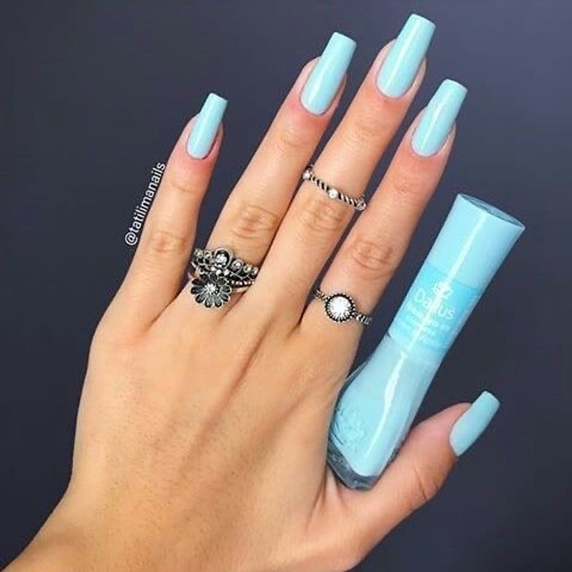 Fashion Blue nails