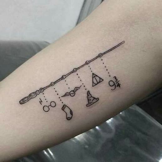 Linda tatuagem de HP