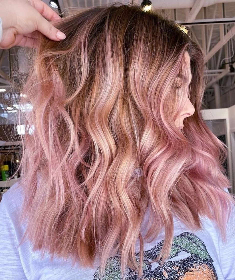 Moda Cabelo rosa